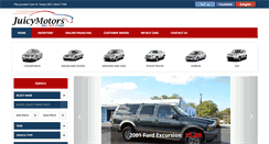 Desktop Screenshot of juicymotors.com