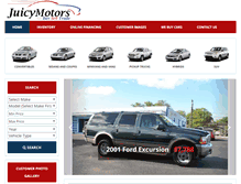 Tablet Screenshot of juicymotors.com